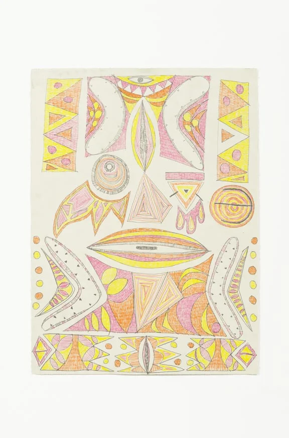 Trans Human Bust 4, Graphite and colored pencil on paper, 18 x 24, 2015
