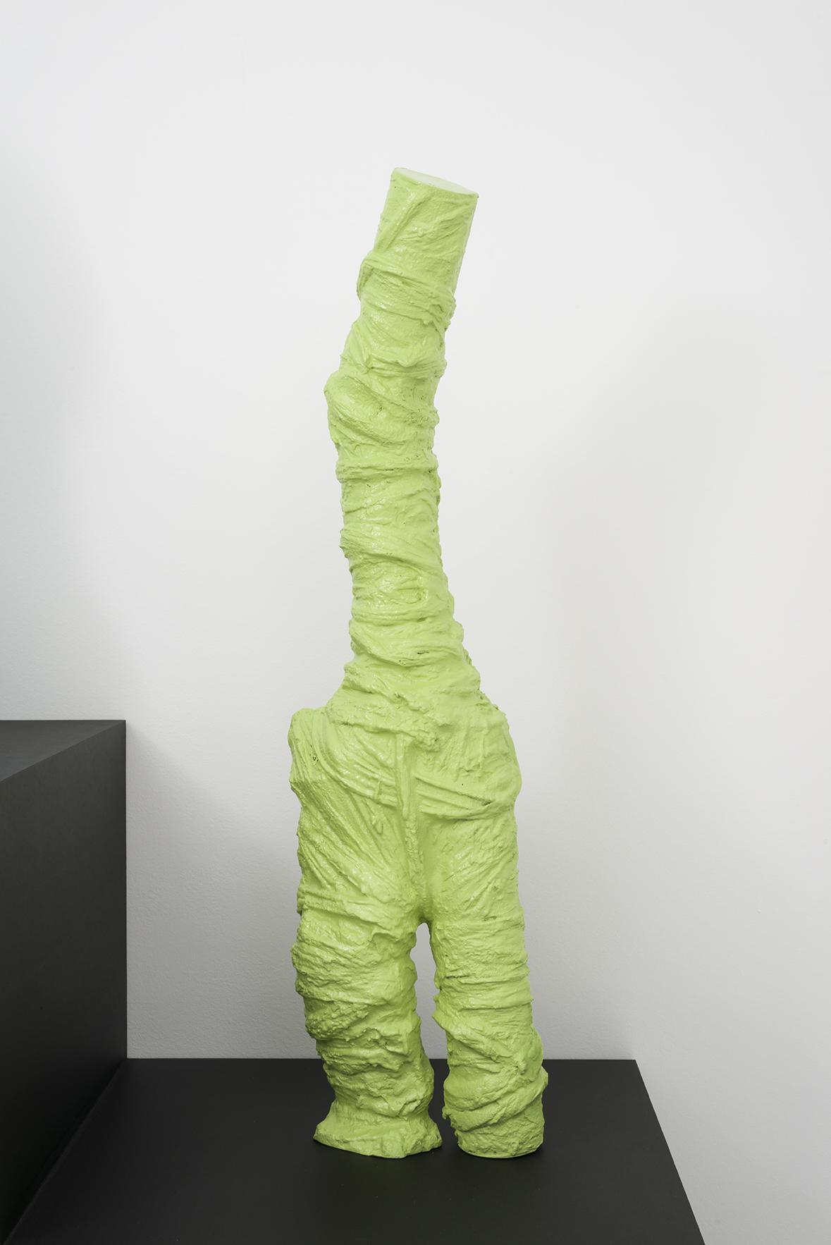 Adam D. Miller - Astral Totem (Mummy II) - 2016 - Cast Aluminum and Enamel - 46 1/2 x 14 x 10"