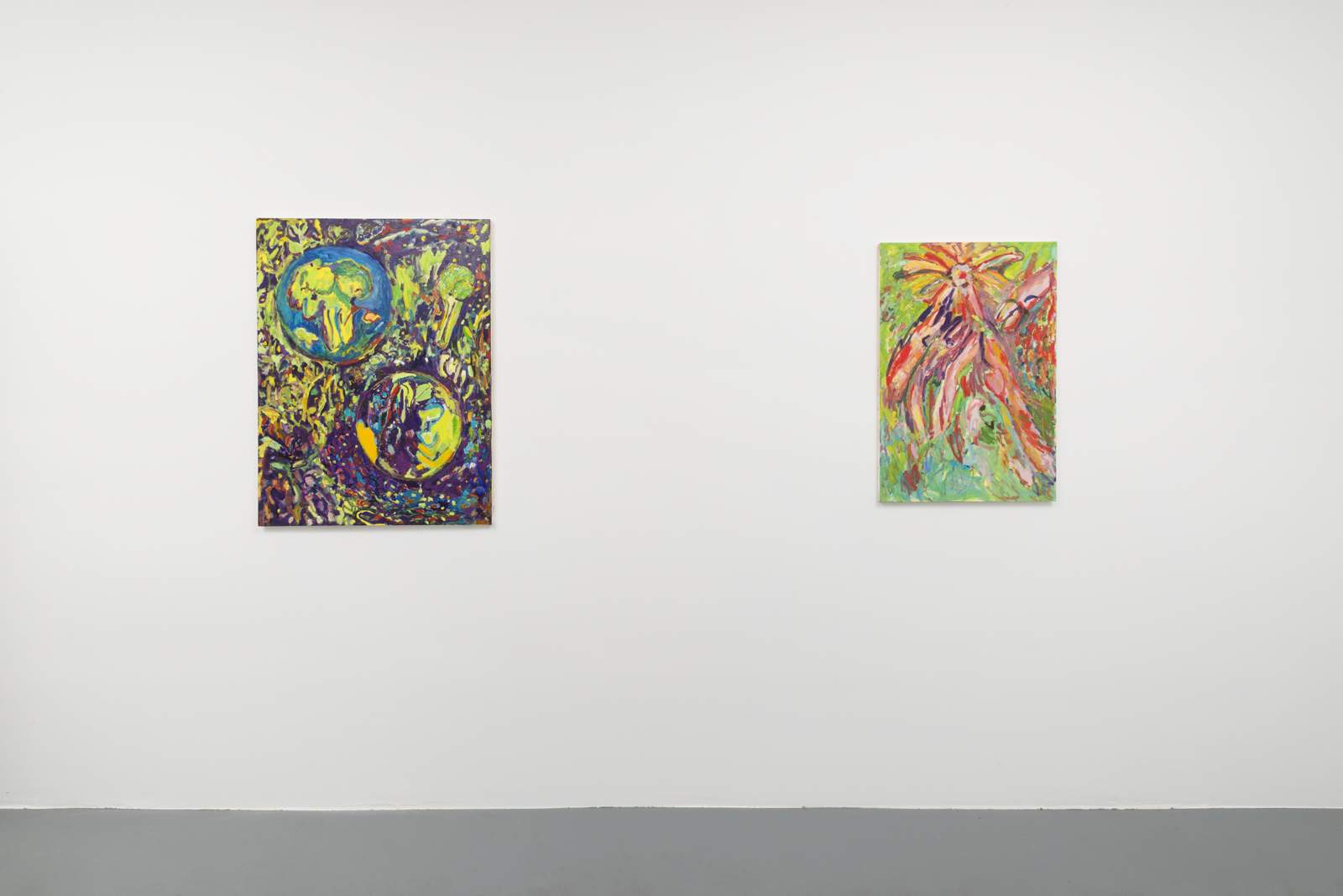 Peaceful Alien, installation shot.