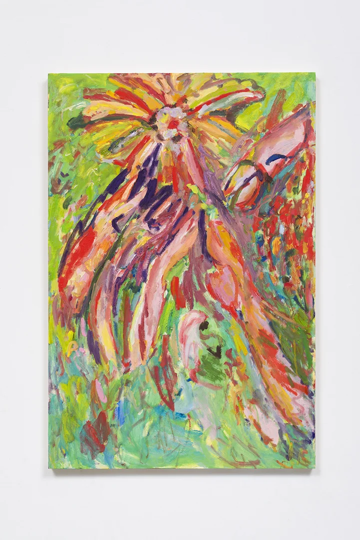 Adrianne Rubenstein, Underwater Flower, 34 x 22", Oil on panel