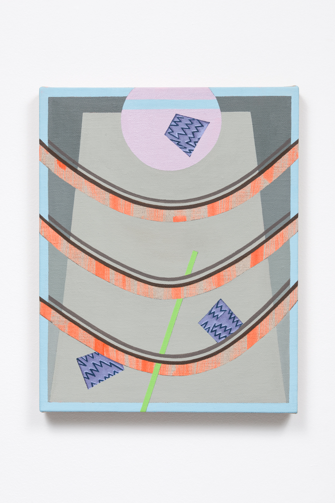 Stacie Johnson, Temperarture Gauge, 2016 oil on linen, 16 x 20"