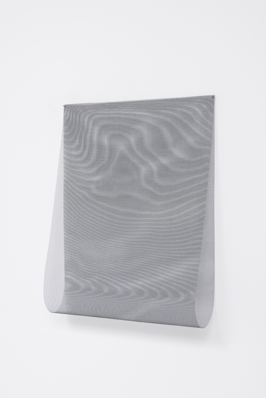 Eli Ping, Untitled, 2017 window screen, 16 x 20"