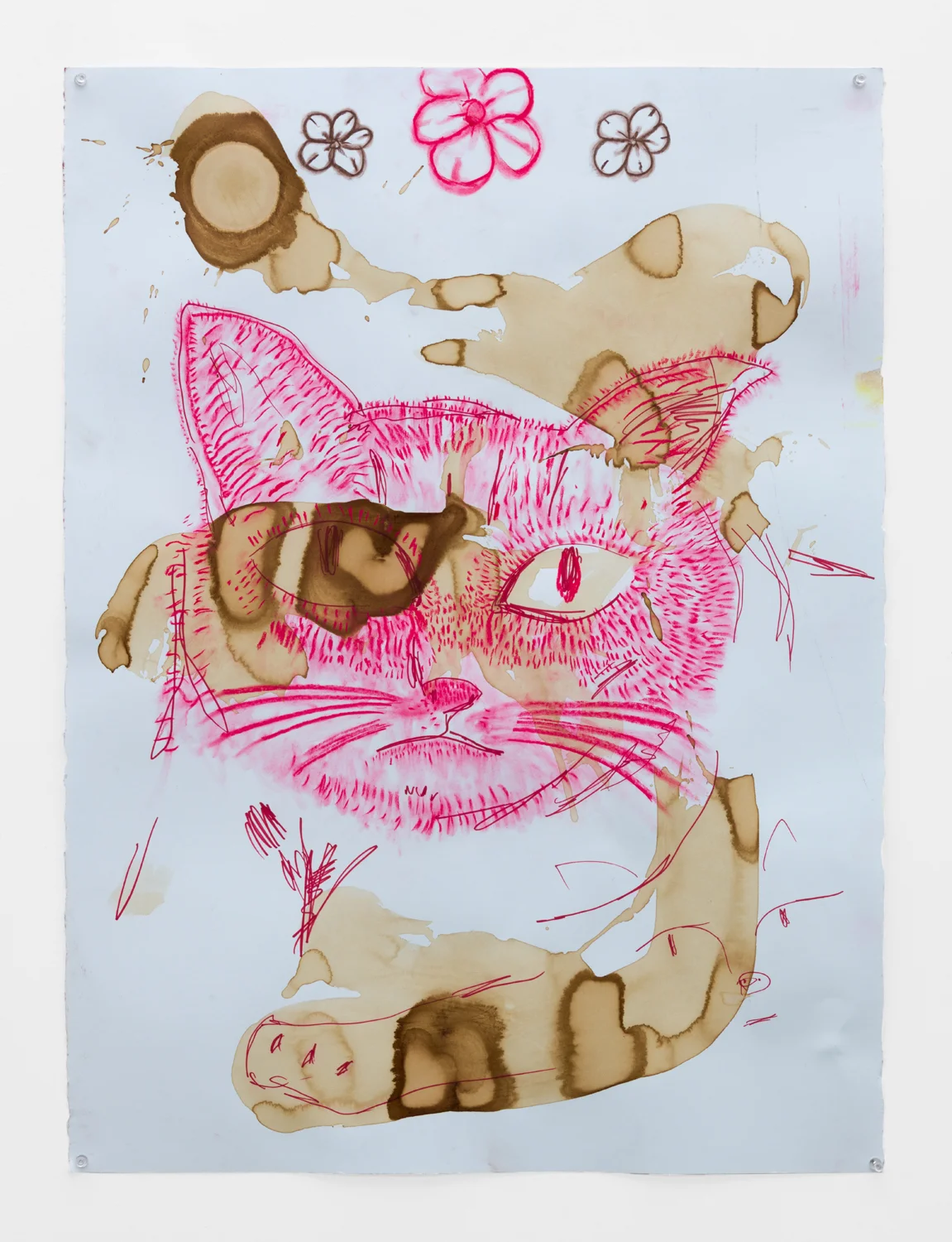 Benjamin Weissman & Ravi Jackson Untitled, 2017 Pastel, pencil, marker and watercolor on paper 30 x 22.25 inches