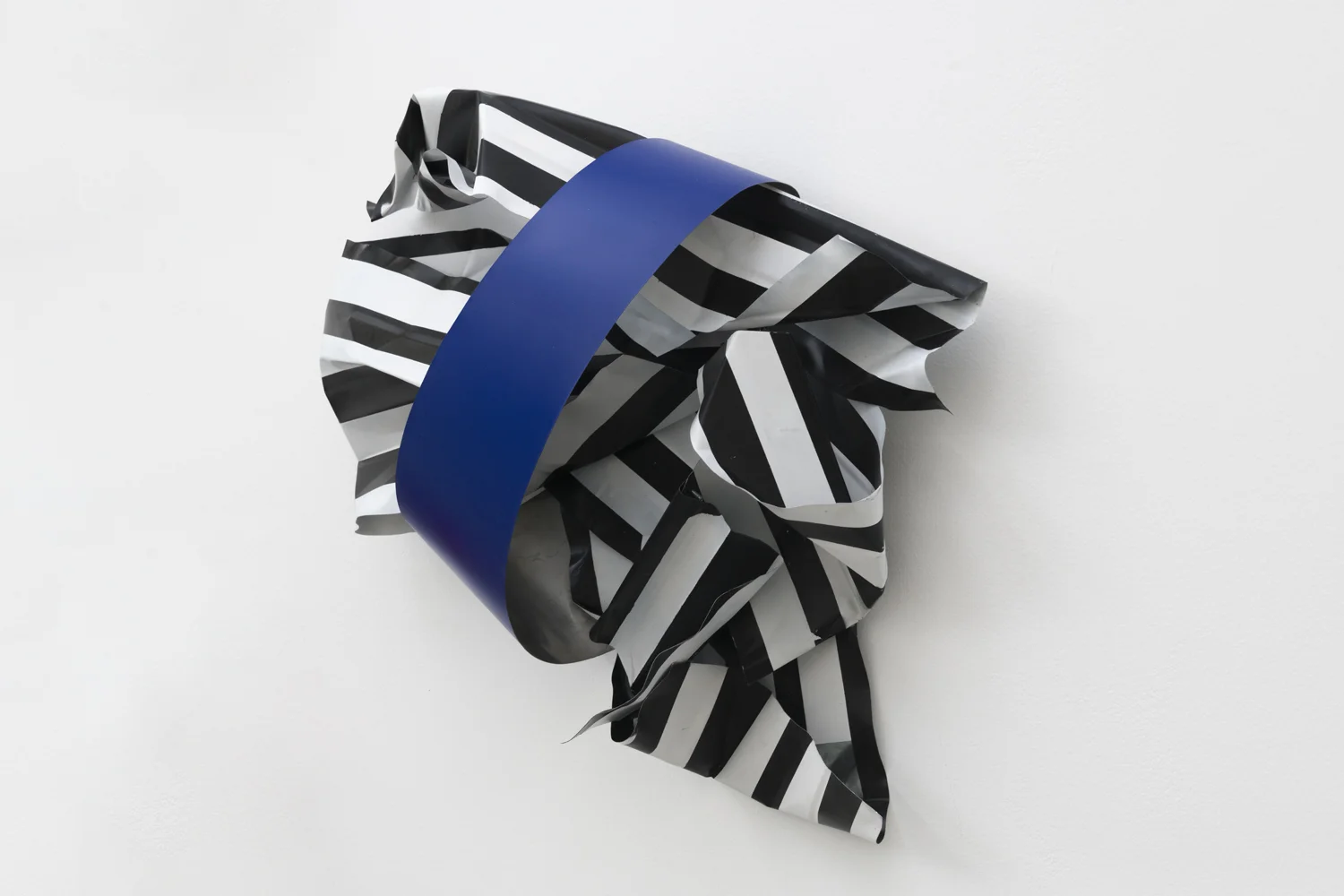 Sash Painting (Shock Violet) 2018 Acrylic and enamel on metal 27 x 23 x 10 inches