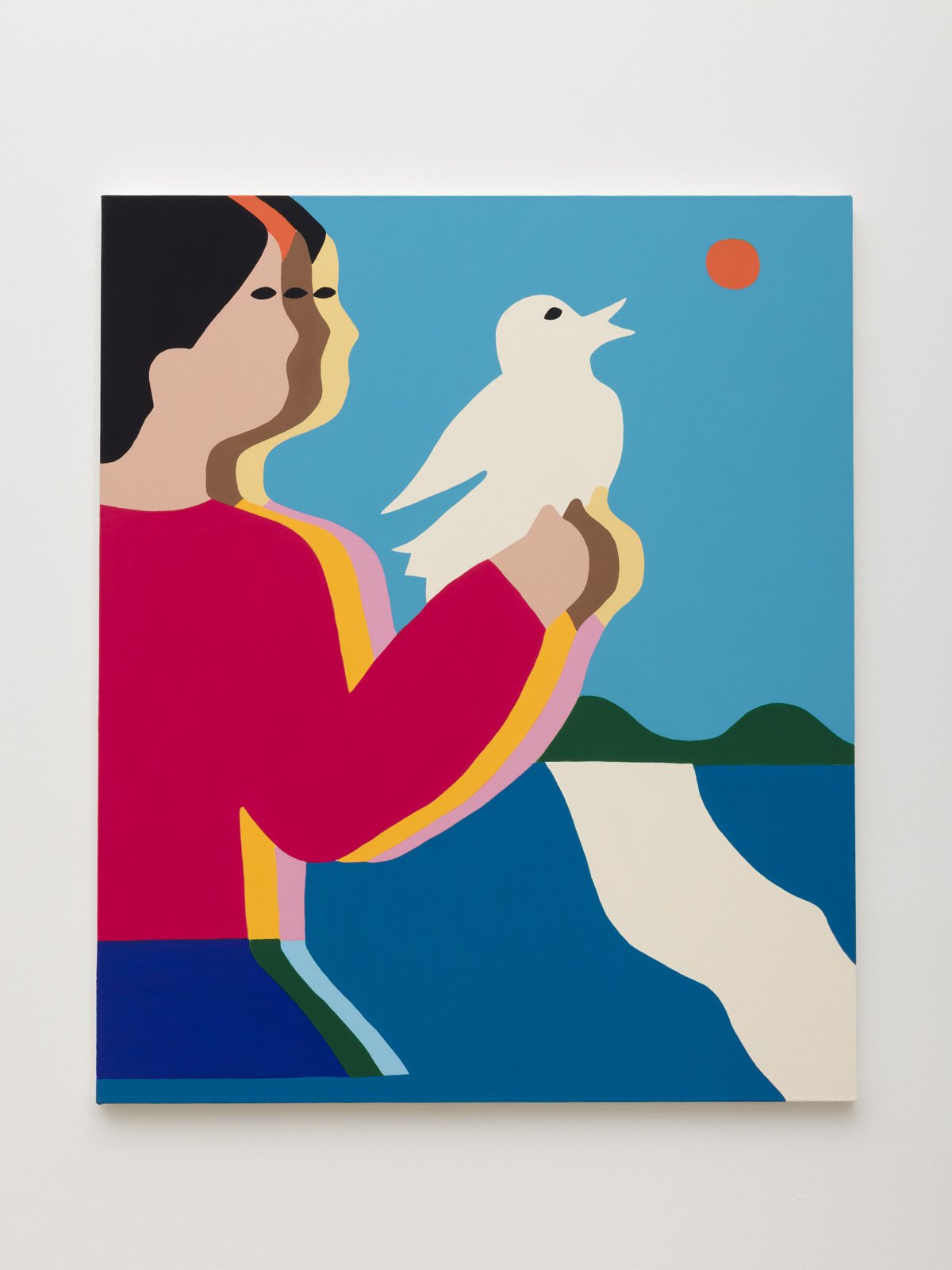  James Ulmer  Set Free, 2021  Flashe on canvas  42 x 35 in. 