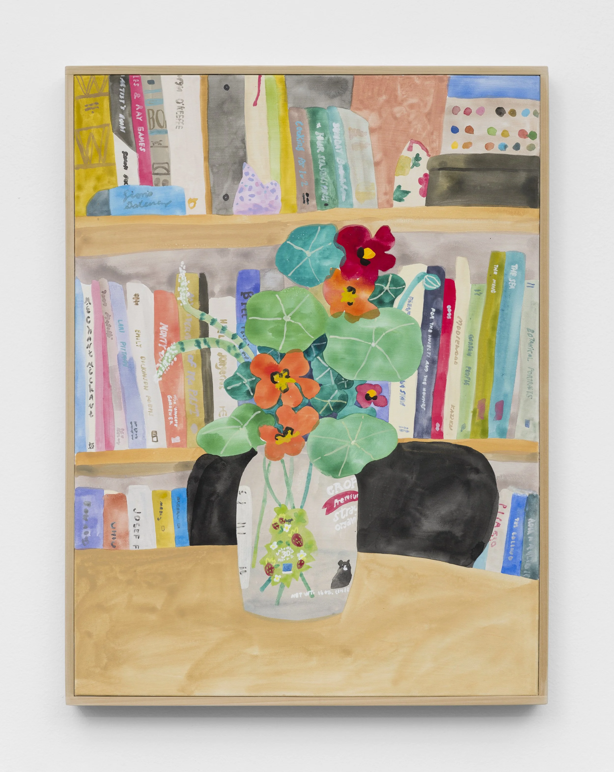 Bella Foster Jam Jar in the Studio, 2022 Acrylic on canvas 24 x 18 in.