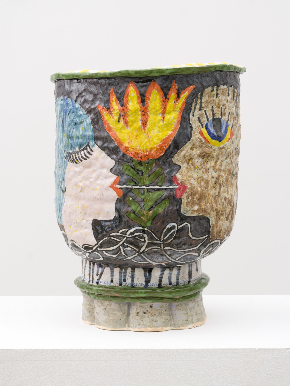  Jennifer King  It never could have happened without you, 2023  Glazed Ceramic  18 x 12½ x 12½ in. 