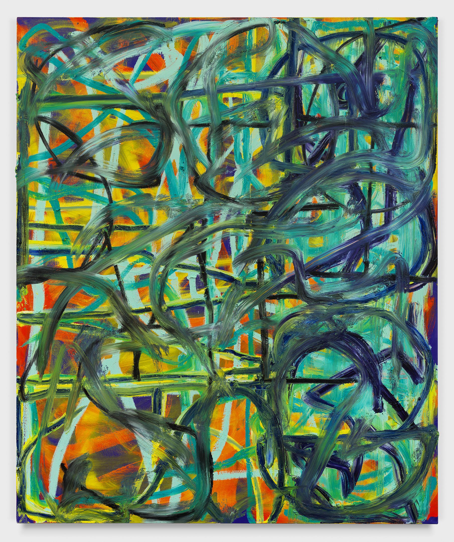  Sam Jablon  Erased, 2023  Oil on linen  60 x 50 in.  152.4 x 127 cm 