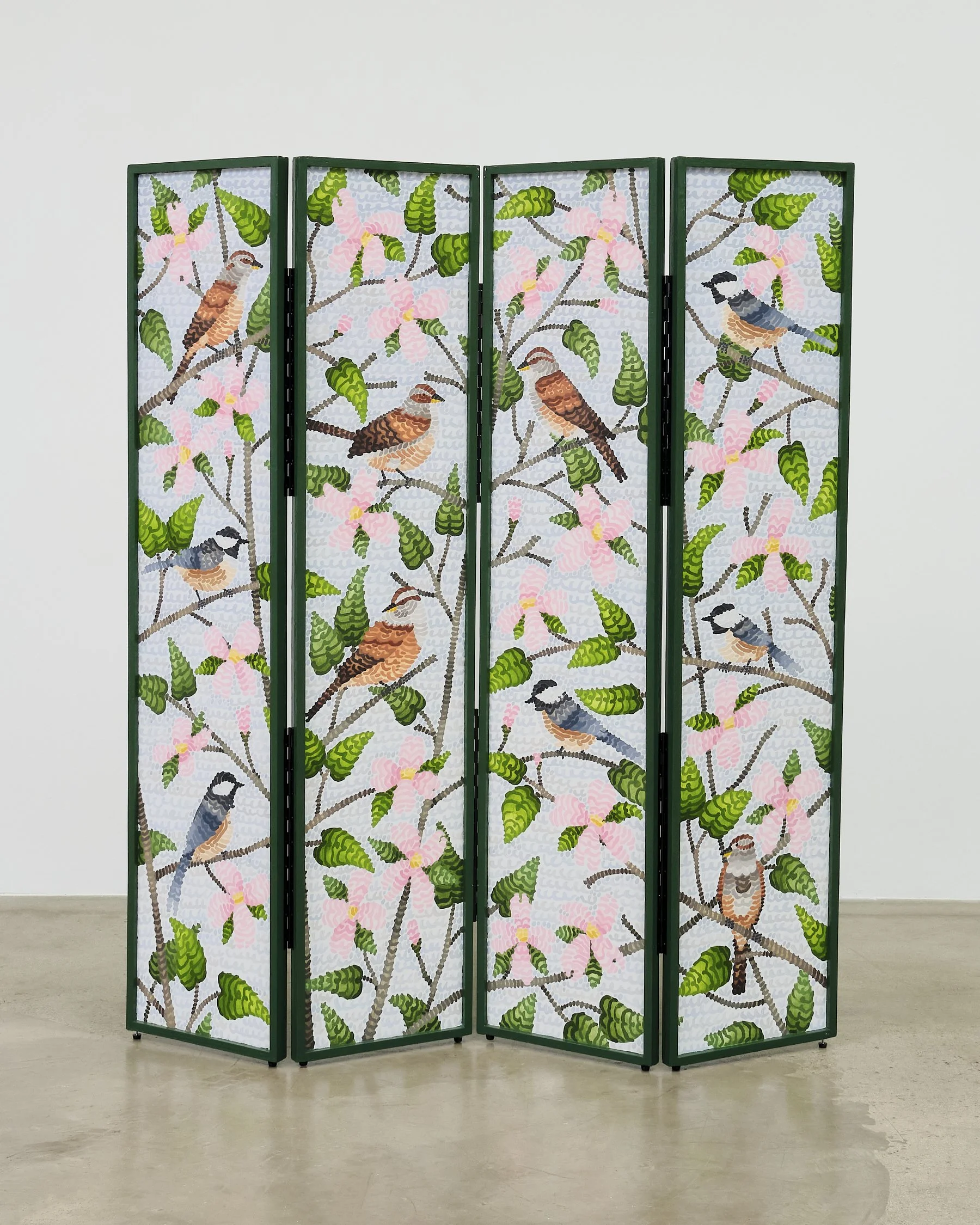   Howard Fonda   Untitled , 2025 Oil on wood panel in folding frame 72 x 64 in 182.88 x 162.56 cm 