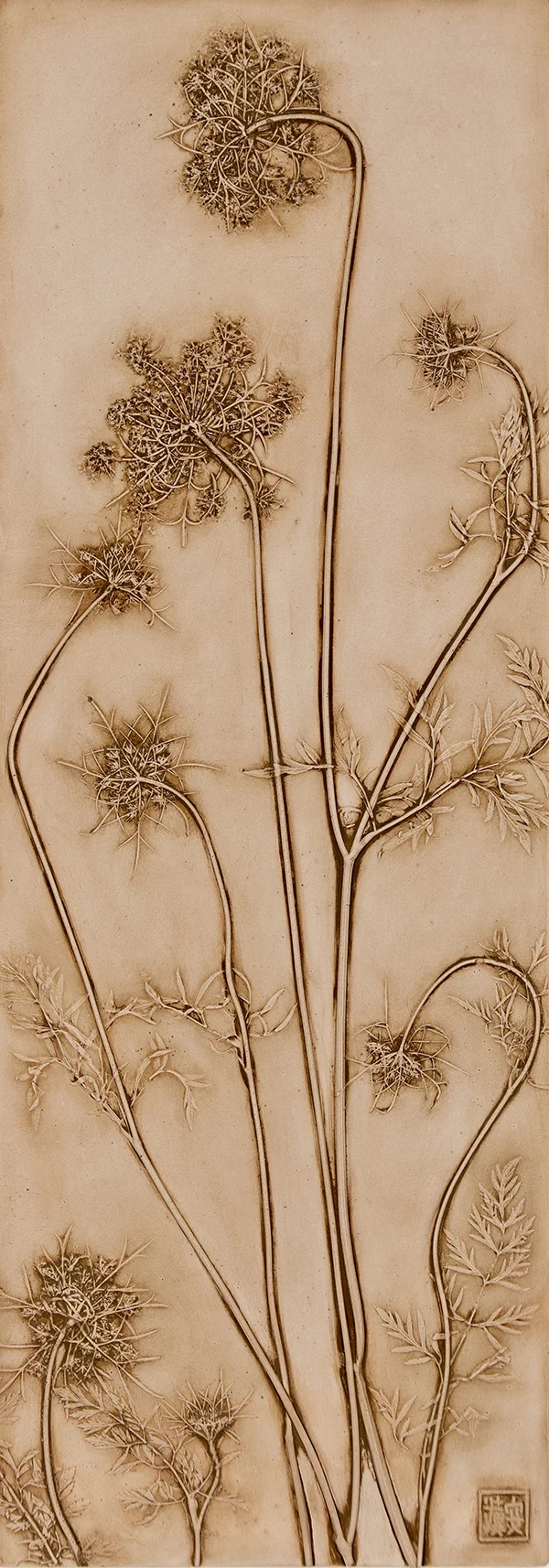 1_©diannecutler__ThroughHerEyes_QueenAnn'sLace_PlasterCastingwithItalianUmberWash_8.5x24_385_sm.jpg