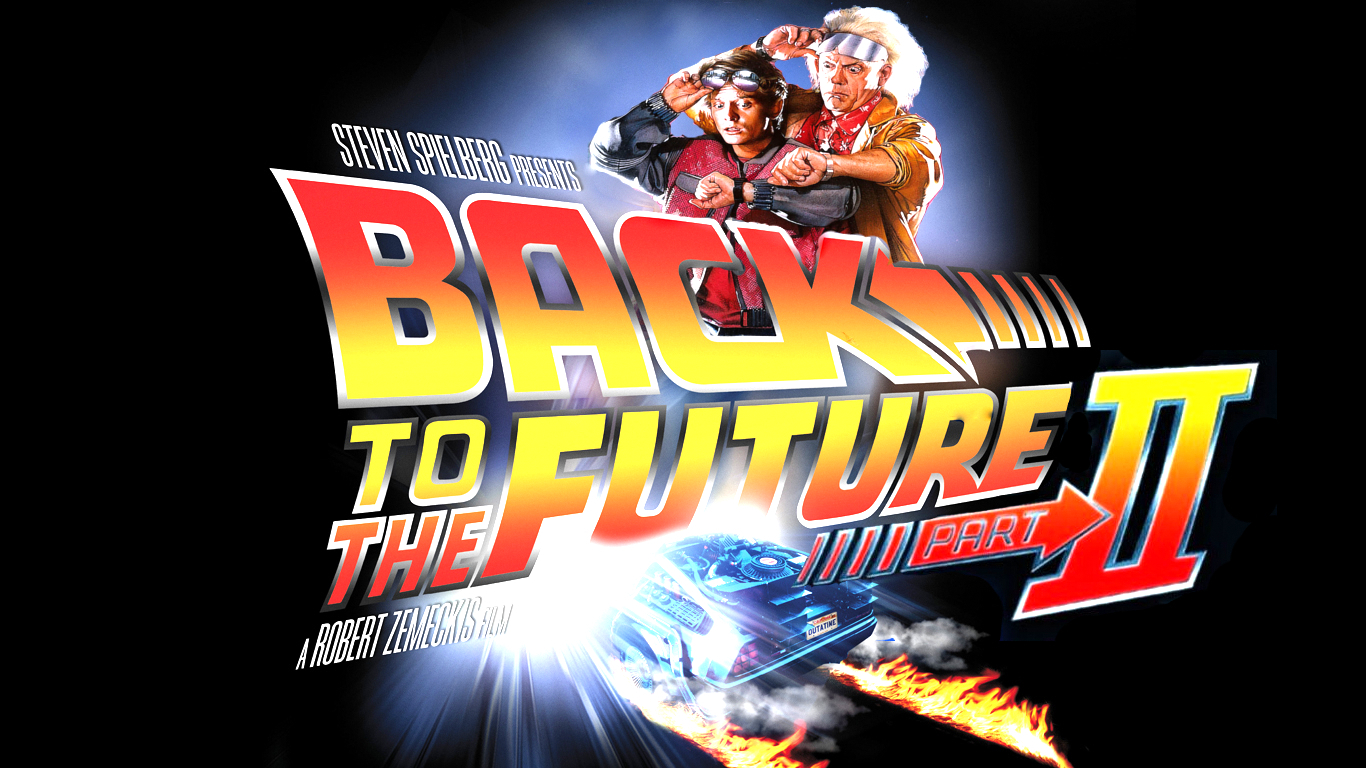 October 21st 2015 is the day that Marty McFly and co. go to in Back To The Future 2. No powered laces, hover boards, or Jaws 19 as yet, but we will be celebrating none the less! We’ll be showing the trilogy back to back in our Private Dining Room, we’ll be serving hotdogs, burgers, popcorn, ribs, dehydrated pizza*, be glugging pepsi and whiskey like it was 1885/1955/1985/2015 and will have a prize for the best dressed Back to The Future character! So get your flux capacitors fluxing, and prepare to hit 88 miles an hour at The Fat Pug this October 21st 2015!