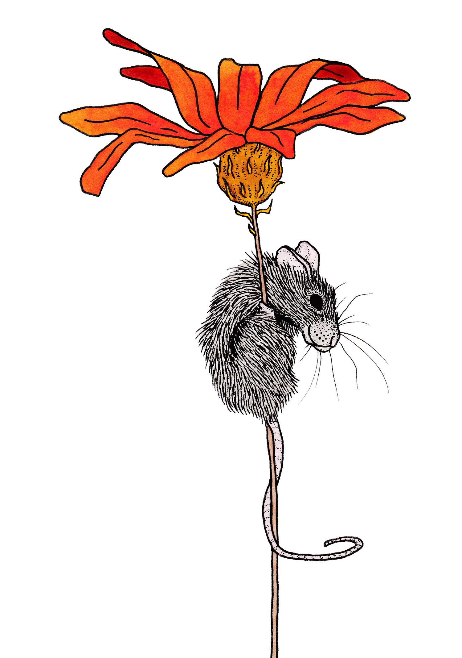Mouse + Flower