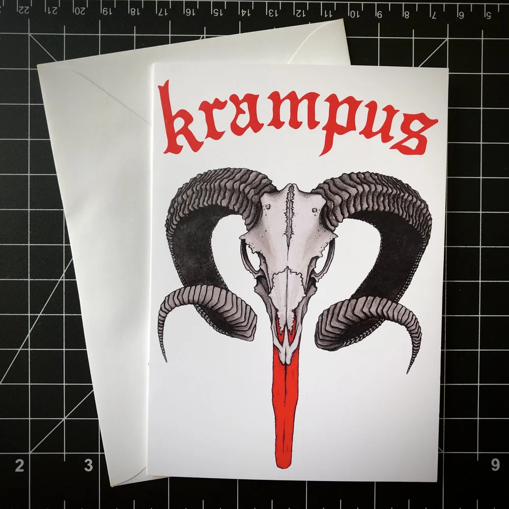 Krampus Greeting Card — MATTHEW WOODS