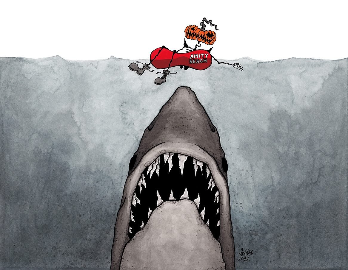 Happy 50th JAWS! 🖤🩸🦈🩸🖤

I&rsquo;m sure I had seen JAWS before 2002 when I studied it for a high school film class but that was certainly the most memorable viewing. Instead of writing a final paper my friend and I made a video essay highlighting