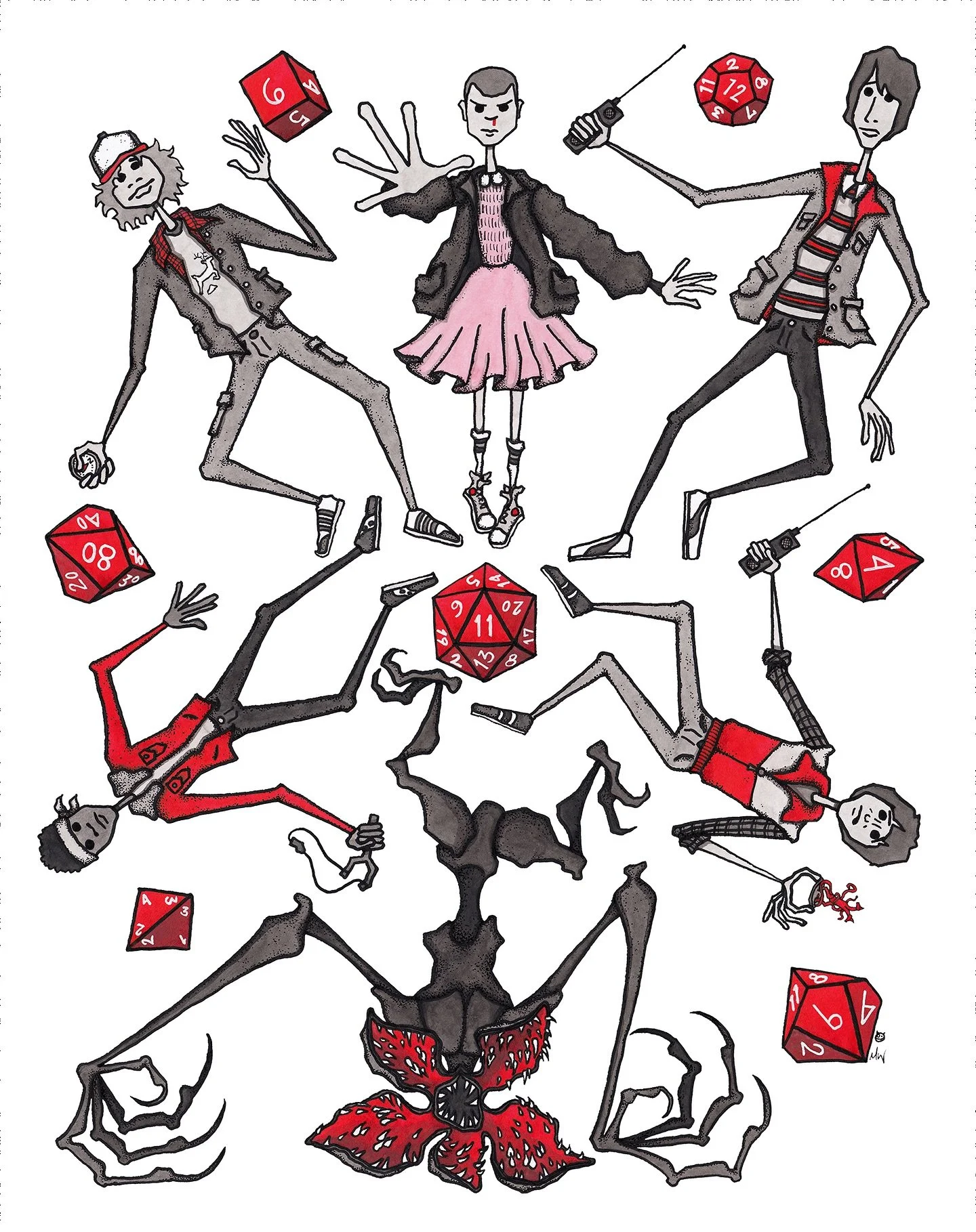 On November 6, 1983 Will Byers disappeared from Hawkins, IN. After than things only got stranger&hellip;

Happy Stranger Things Day! 🙃
I have a few of these prints from the Stranger Things Artbook by @printedinblood up in the shop.

Only 359 days un