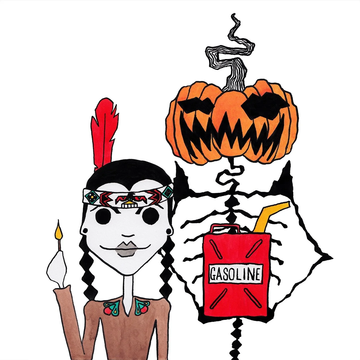 &ldquo;Wait, we can not break bread with you. You have taken the land which is rightfully ours. Years from now my people will be forced to live in mobile homes on reservations. Your people will wear cardigans, and drink highballs. We will sell our br