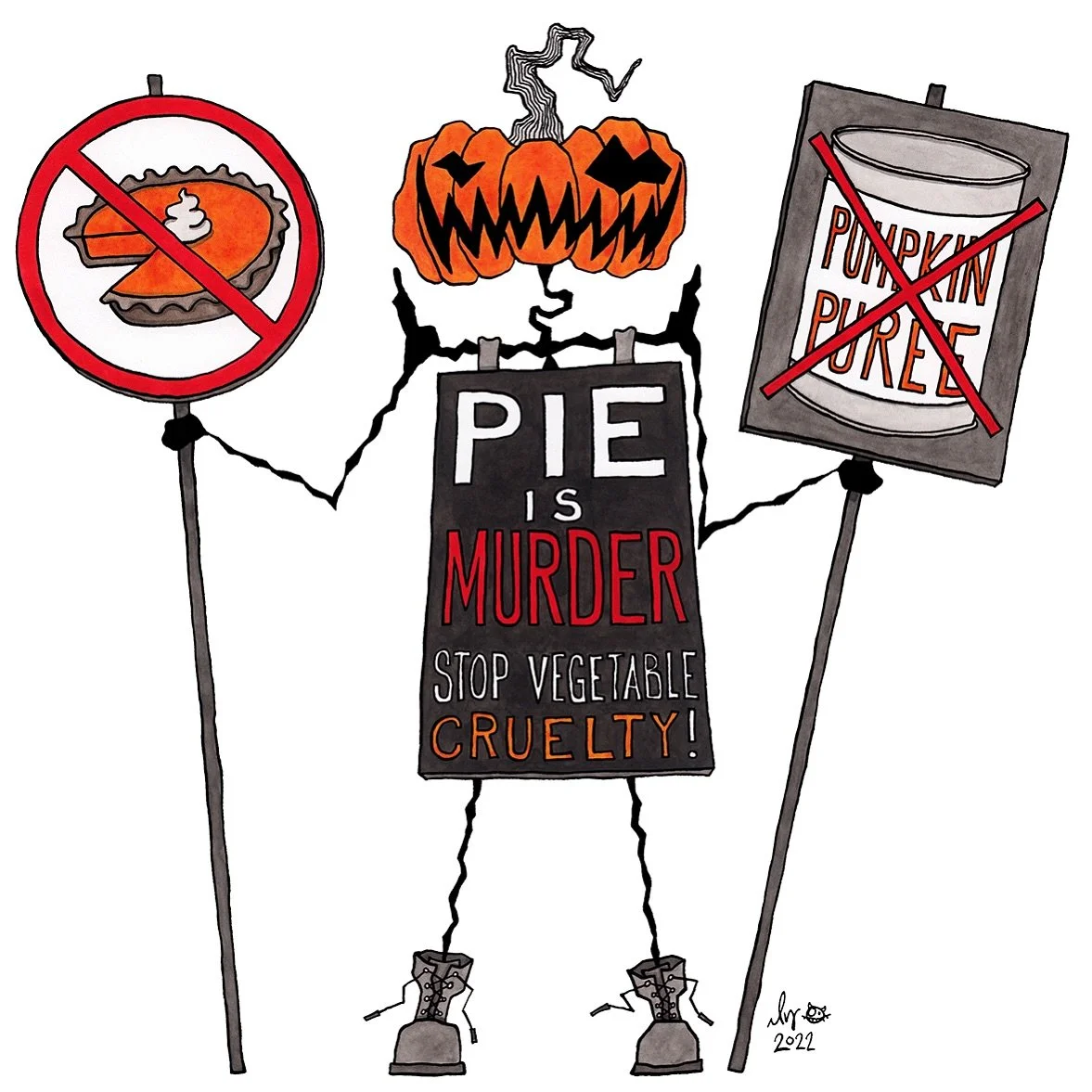 You&rsquo;re a monster! ❌🥧❌

Only 338 days until Halloween!

#blessed #pieismurder #thankyouforlovingme #everybodysthanking #thanksgiving #thankful #thanks #pumpkinhead #hallowwoods