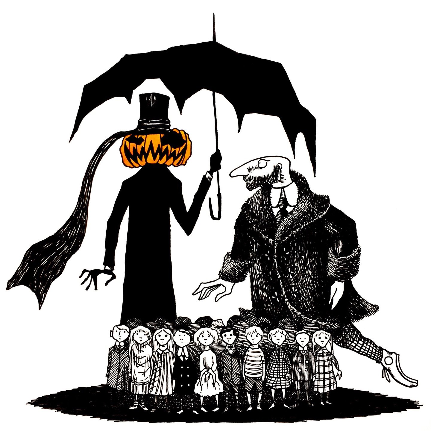 Happy Birthday Edward Gorey! 💀🖋️

Only 251 days until Halloween!

#gashlycrumbtinies #edwardgorey #penandink #pumpkinhead #hallowwoods