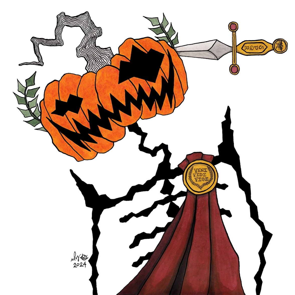 Beware the Ides of March
- or -
That&rsquo;s What You Get For Blabbing About the Roman Empire

Only 230 days until Halloween!

#romanempire #idesofmarch #brutus #weshouldtotallyjuststabcaesar #pumpkinhead