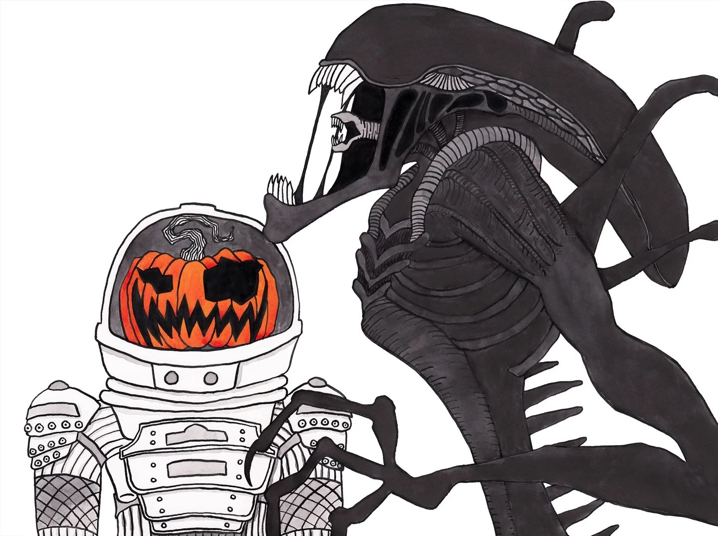 Happy LV426 Alien Day! 👽

Pumpkinhead hopes you get a big hug right in the face. 😳

Only 188 days until Halloween!

#lv426 #alien #alienday #xenomorph #pumpkinhead
