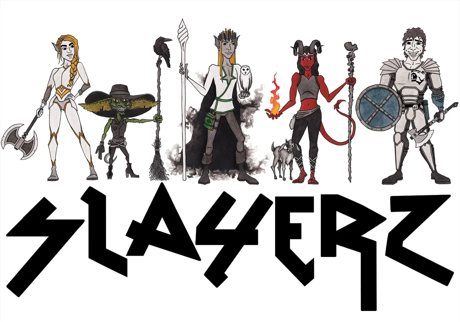 Happy 8 years to these misfit defenders of the realm!

If one of your friends asks if you want to try Dungeons &amp; Dragons I would recommend saying YES! It quickly became one of my favorite games and 8 years later I&rsquo;m still as obsessed as eve