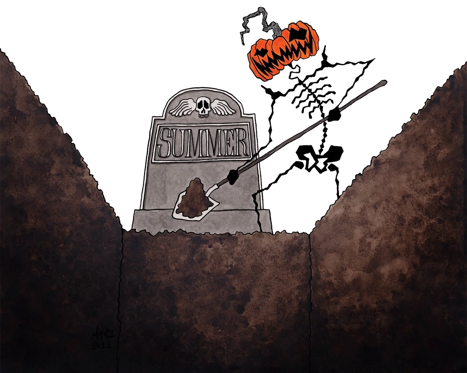 Good riddance. 🪦🪏

Happy September 1st! 🍁
Only 60 days until Halloween!

#summerisdead #september #bermonths #fall #halloweencountdown