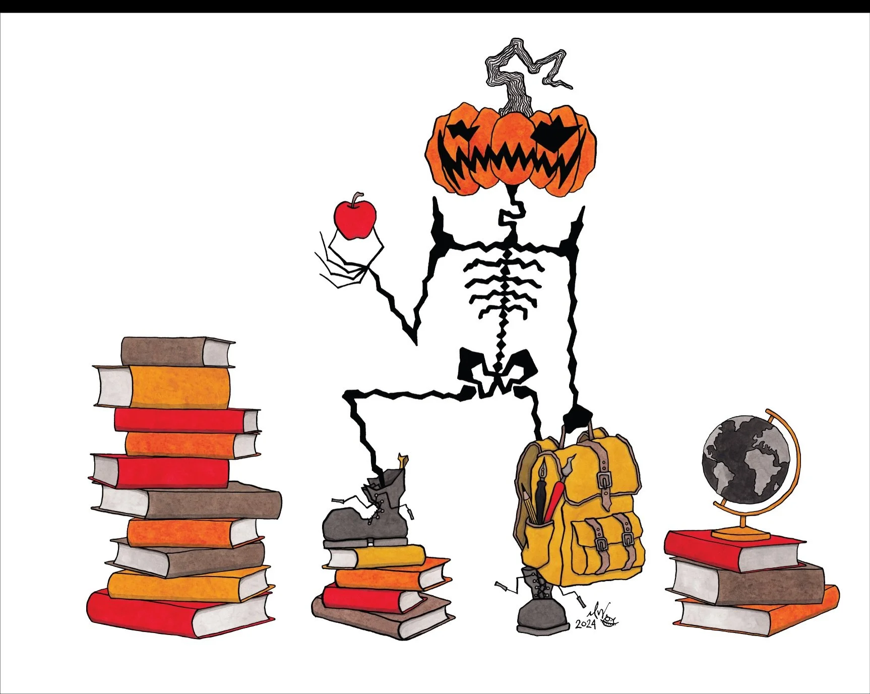 Why did the student eat their homework?
Because the teacher said it was a piece of cake!

Back to school! 📚🌎📐🍎✏️

Only 53 days until Halloween!

#backtoschool #firstdayofschool #schoolsupplies