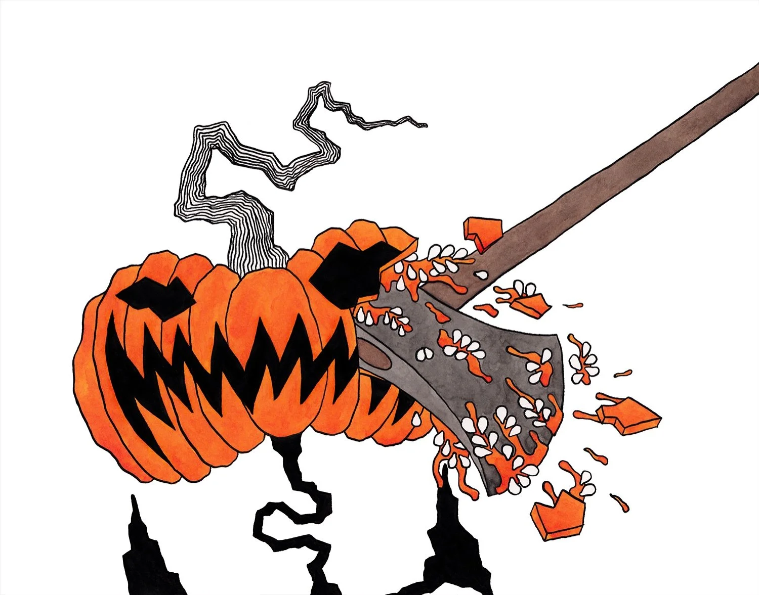 Happy National Pumpkin Seed Day! 🎃🪓 Hope it doesn&rsquo;t catch you like an axe to gourd.

Only 24 days until Halloween!

#nationalpumpkinseedday #pumpkinseeds #smashingpumpkins