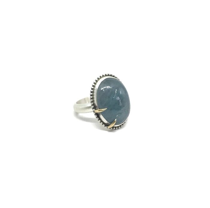 Aquamarine Cabochon Ring