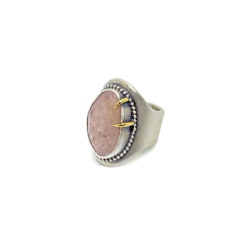 Lightest Pink Sapphire Ring