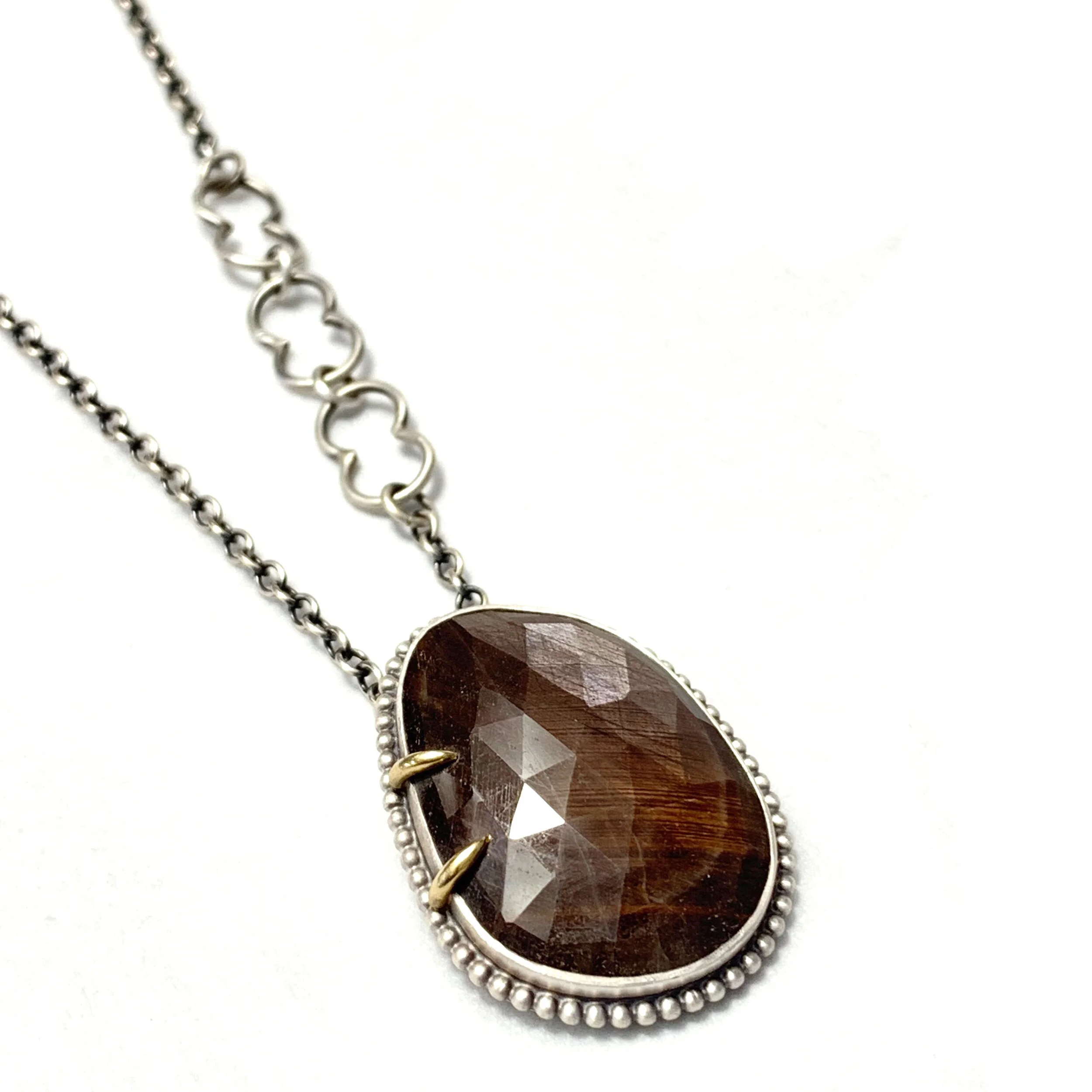 Chocolate Sapphire Necklace