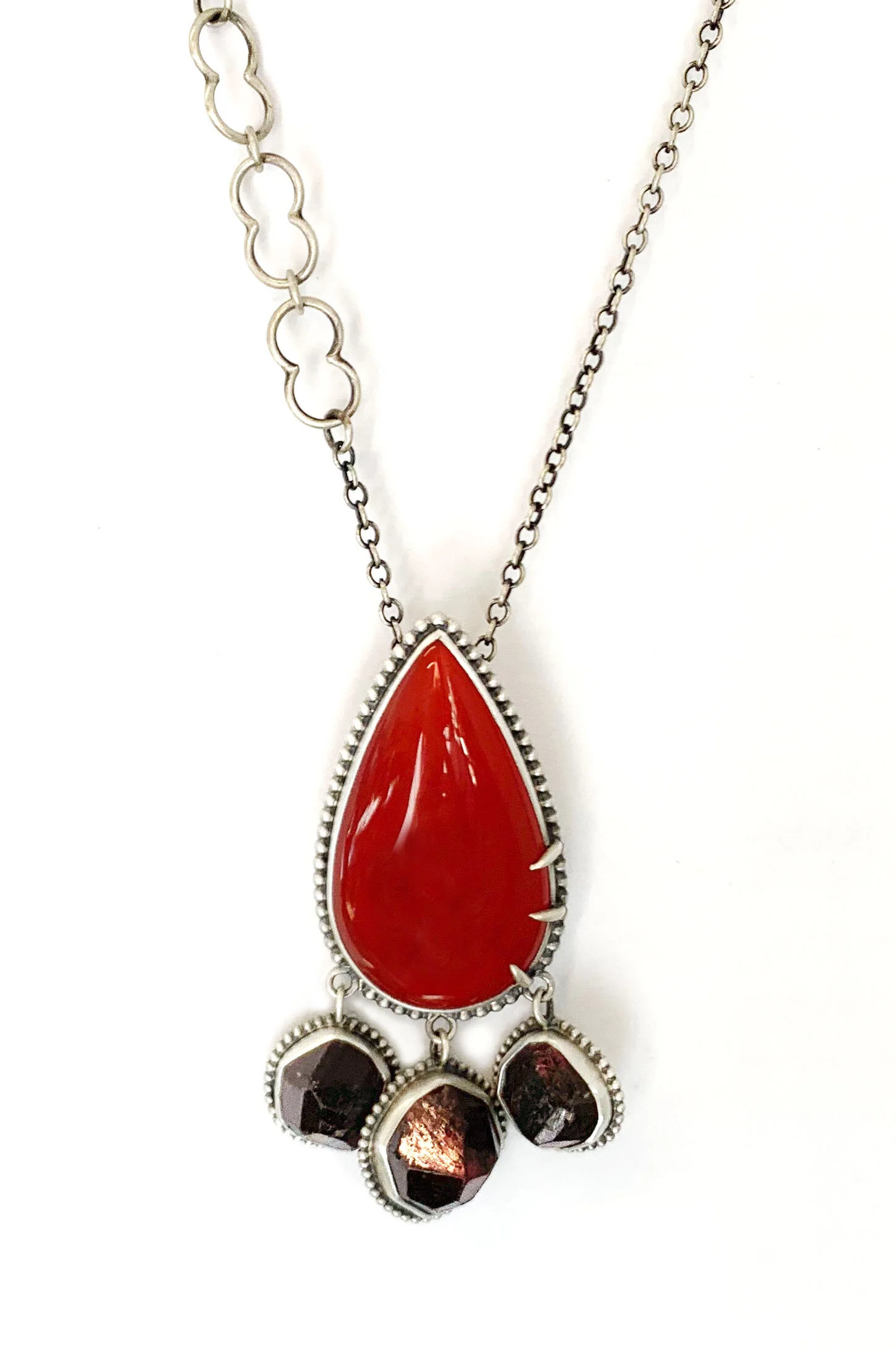 Carnelian and Garnet Necklace