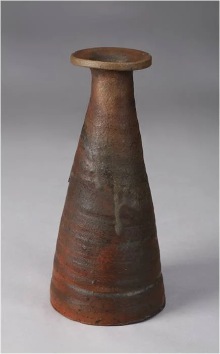  Cone Vase, Wood Fired Stoneware, 2007 