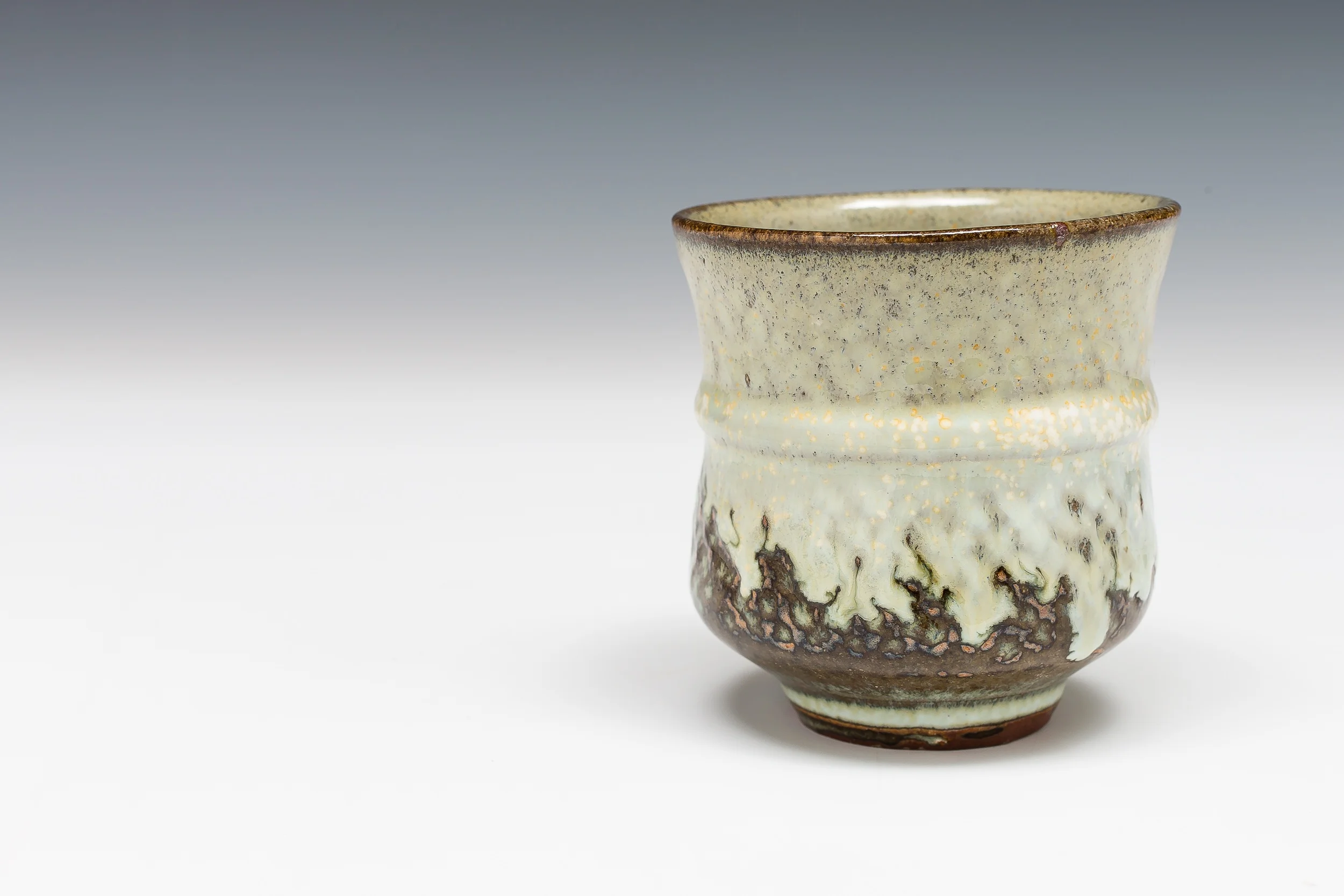  Cup with Impressed Decoration, Nuka Glazed Stoneware, 2013 