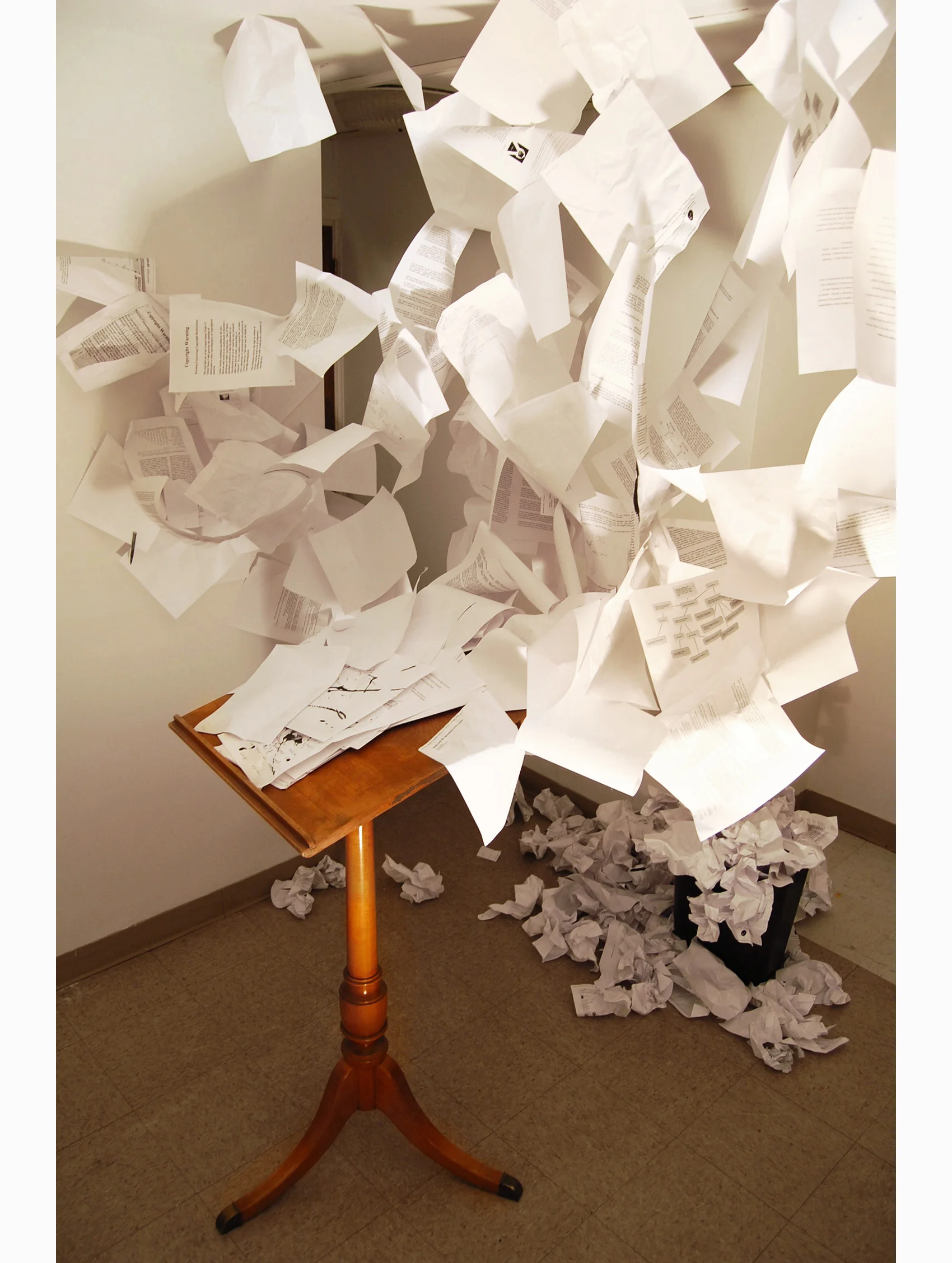 Laura Rowley, Untitled, Inkjet Print, 8" x 12", 2010 Project: Students were asked to plan and construct a scene to photograph. This work was created in Photographic Digital Imaging at Wells College.