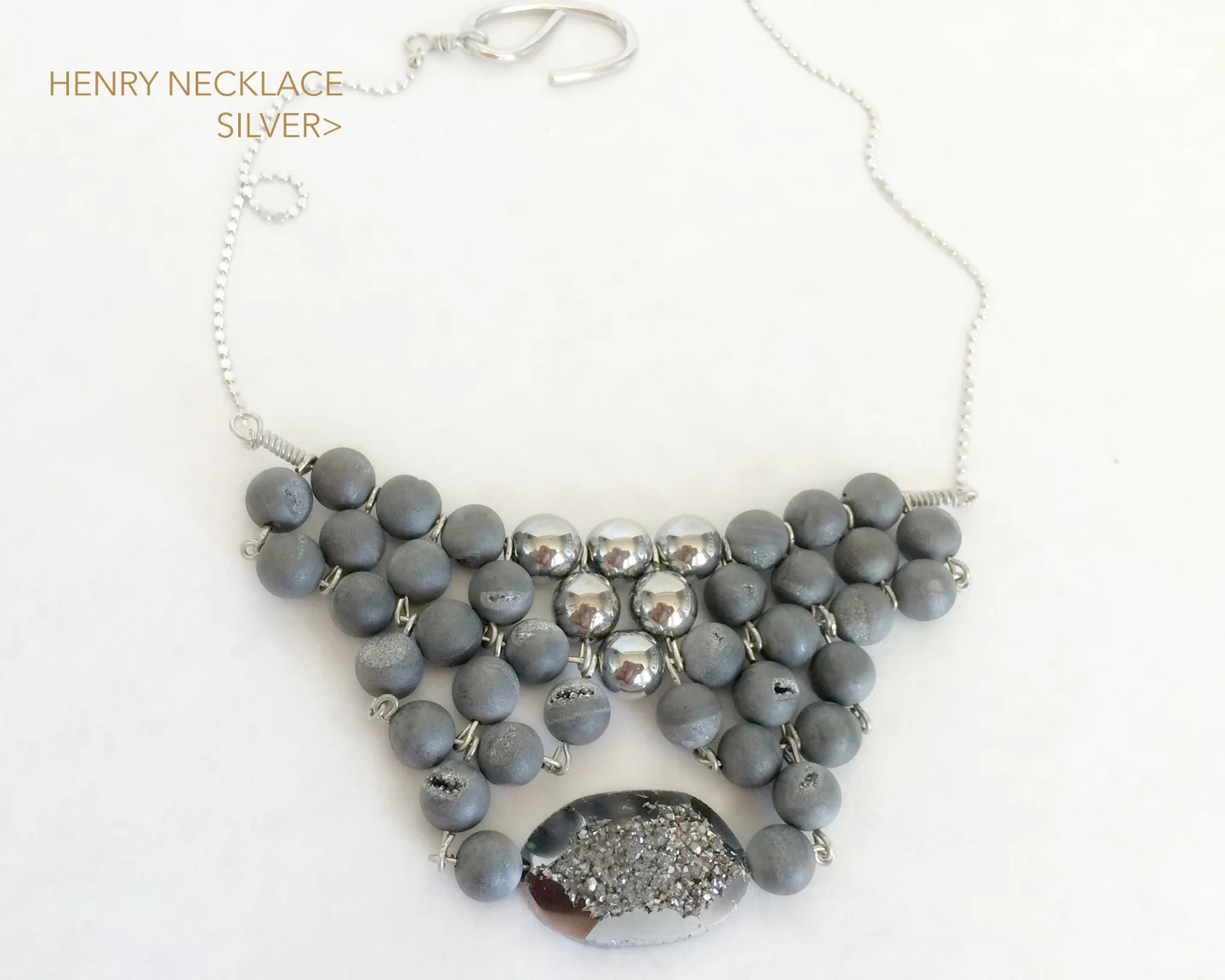 Samantha House Necklace Henry Silver