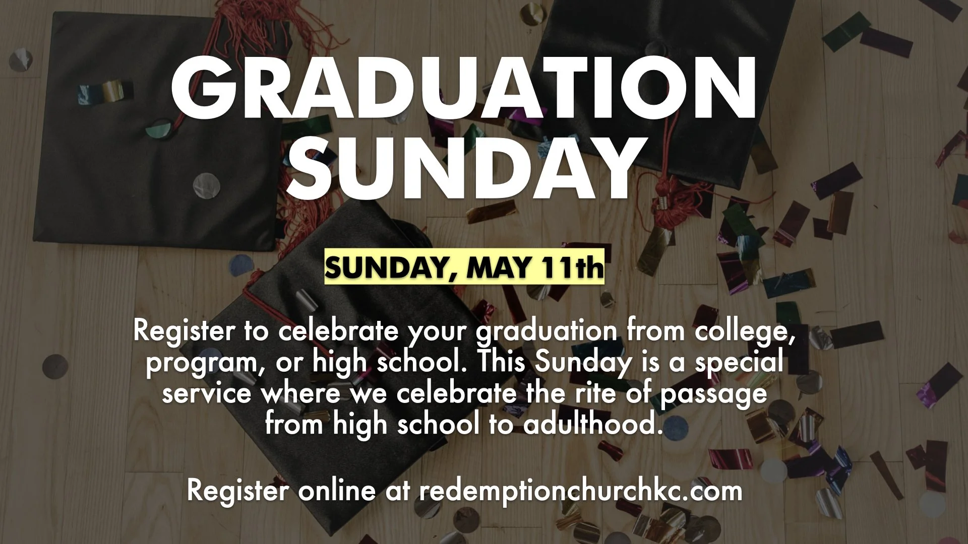 Graduation Sunday