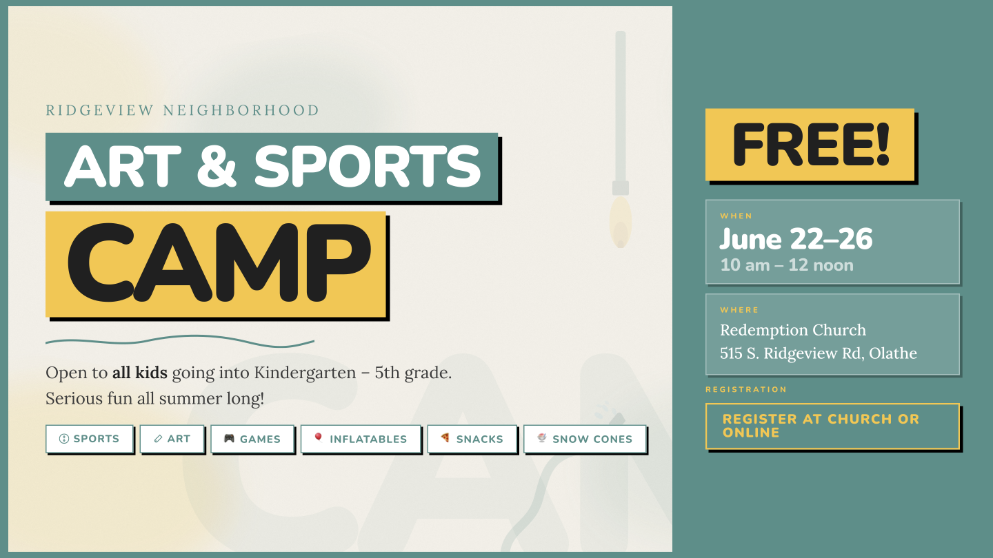 Ridgeview Neighborhood Art and Sports Camp