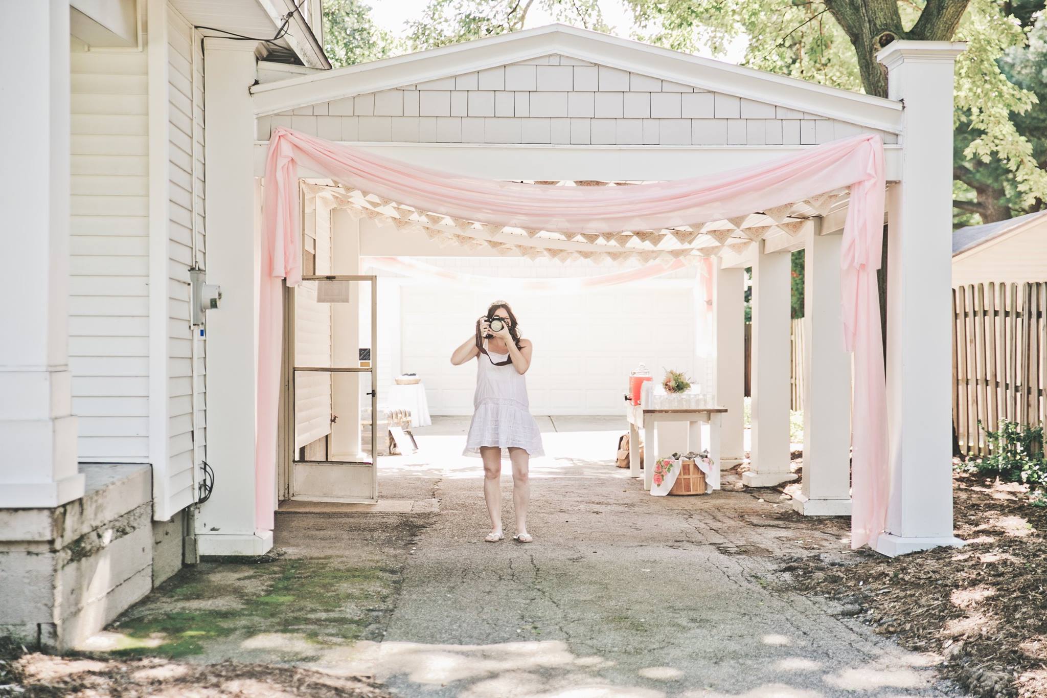 Image from my own wedding day by Chicago based Stephanie Bassos .