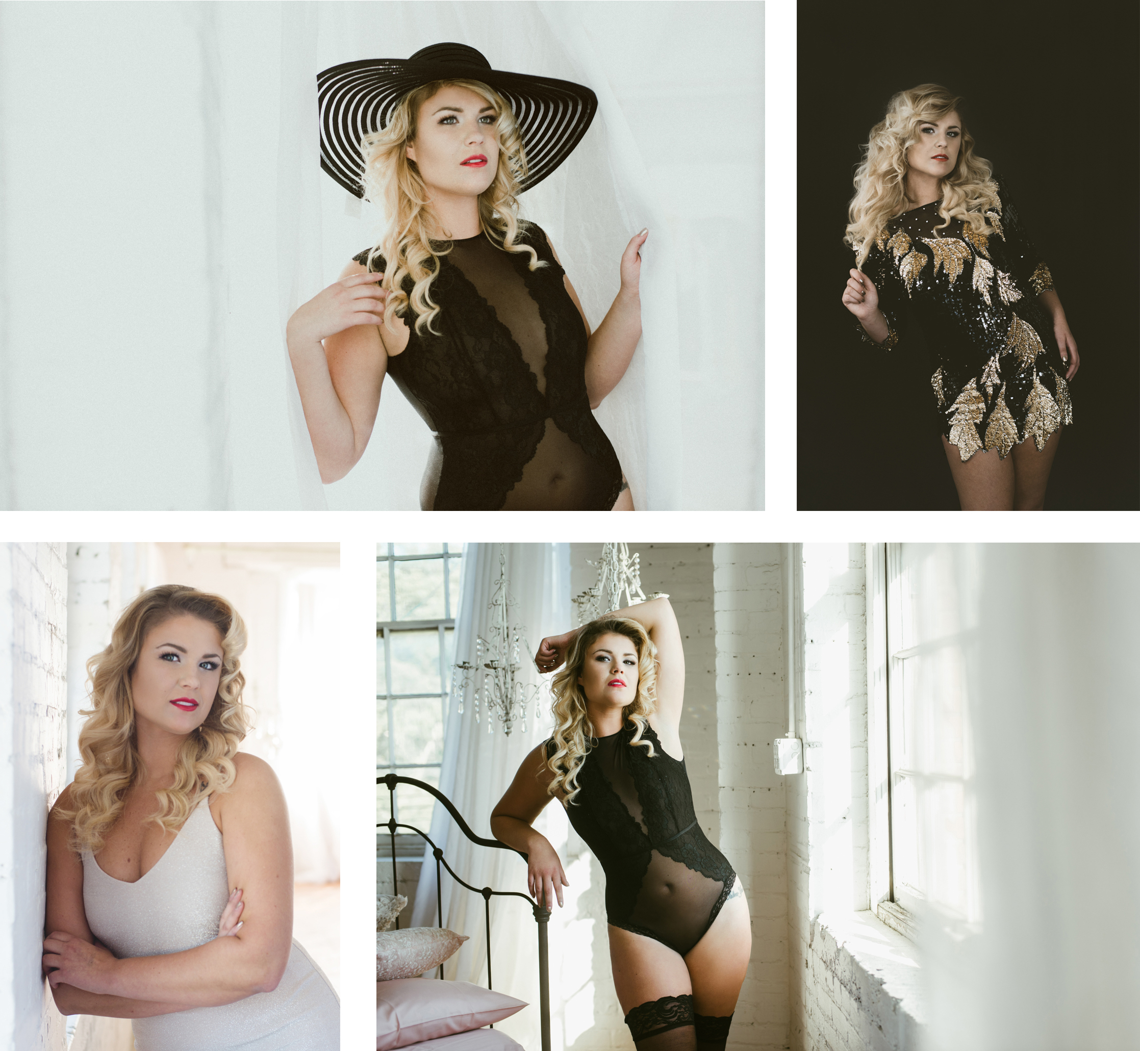 Liz couldn't pick just one thing she loved the most about her day with Mod Bettie. But, in her defense, we couldn't either. " The whole experience was a memory that I will never forget: dressing up, getting my H&MU done, hanging out with the awesome women at the studio, posing in cute and sexy positions, picking out the final images, seeing the edits, and receiving my album! And being the basic girl that I am, the likes and comments on Facebook/Instagram were pretty great too." - Liz
