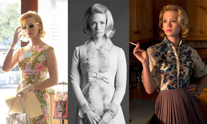 Betty Hofstadt, the queen of ice cold glares and A-line skirts. Her Mad Men style was a really good visual representation of her personality. Her closet was full of new and old, because she just couldn't seem to let go of her youth (both in terms of her closet and her mentality. Remember Glen, anyone?) Betty's 2017 closet would feature the same pastel colors, and similar conservative cuts, but with a little inspiration from contemporary trends like color blocking and ornate florals. We can't blame Betty for having such a classically stuck-up style. She grew up hearing she looks like Grace Kelly, after all.