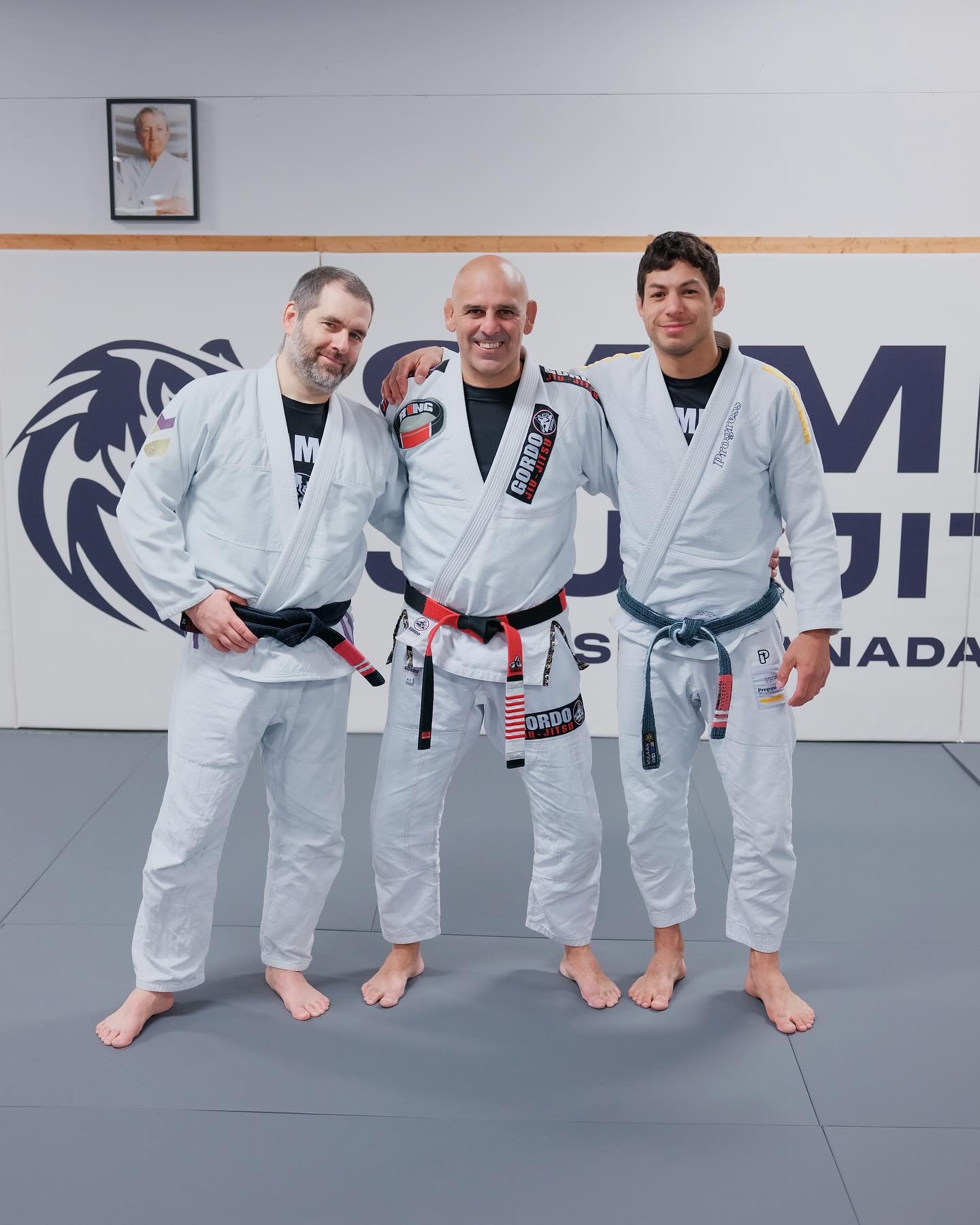 Super s&eacute;minaire sur la demi garde. Ce fut un honneur de recevoir @gordobjj 🥋 Merci d&rsquo;avoir partag&eacute; tes connaissances avec nous. Merci &agrave; tous ceux pr&eacute;sents 🙏