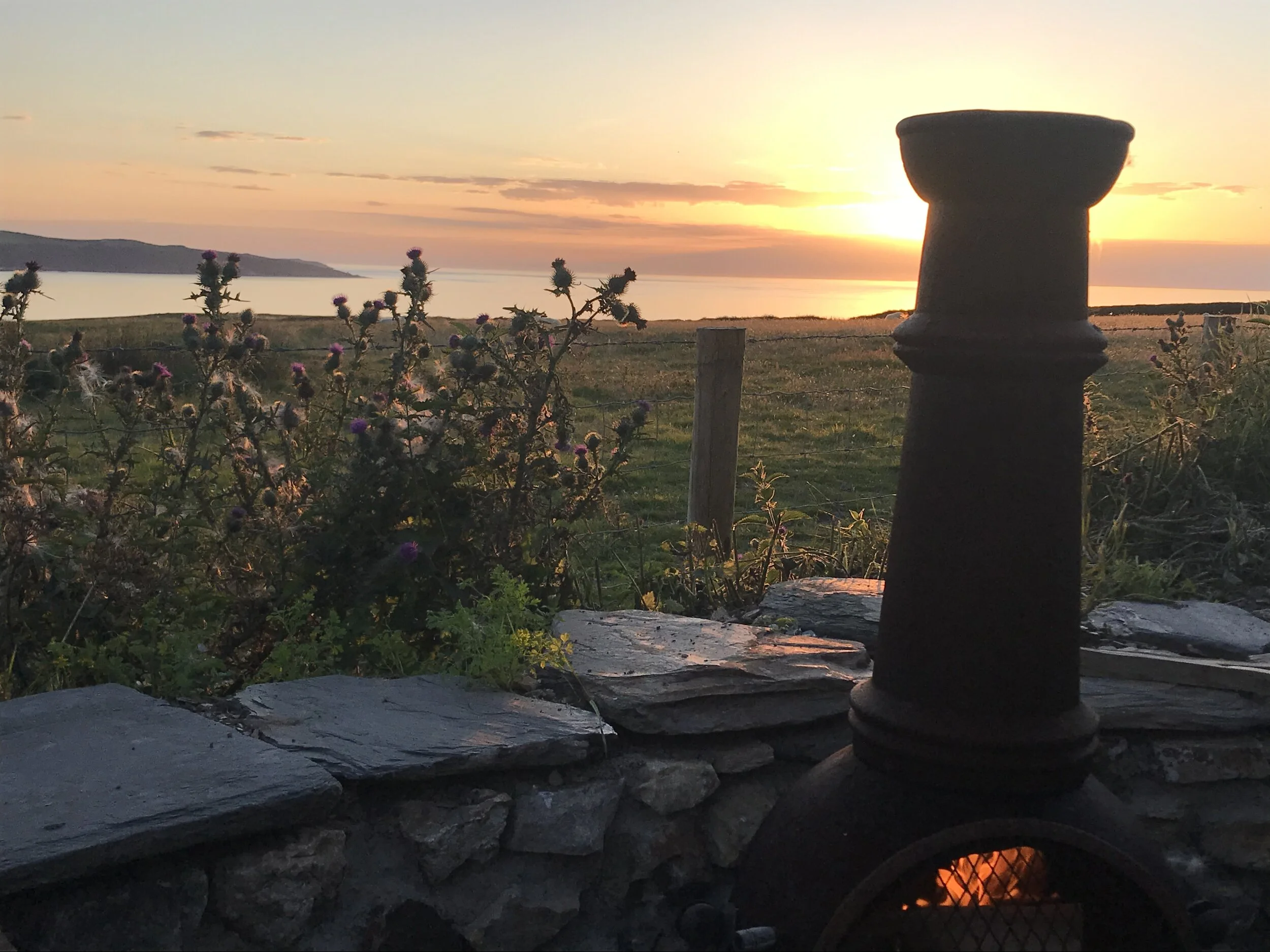 Fire pit at Summerhouse