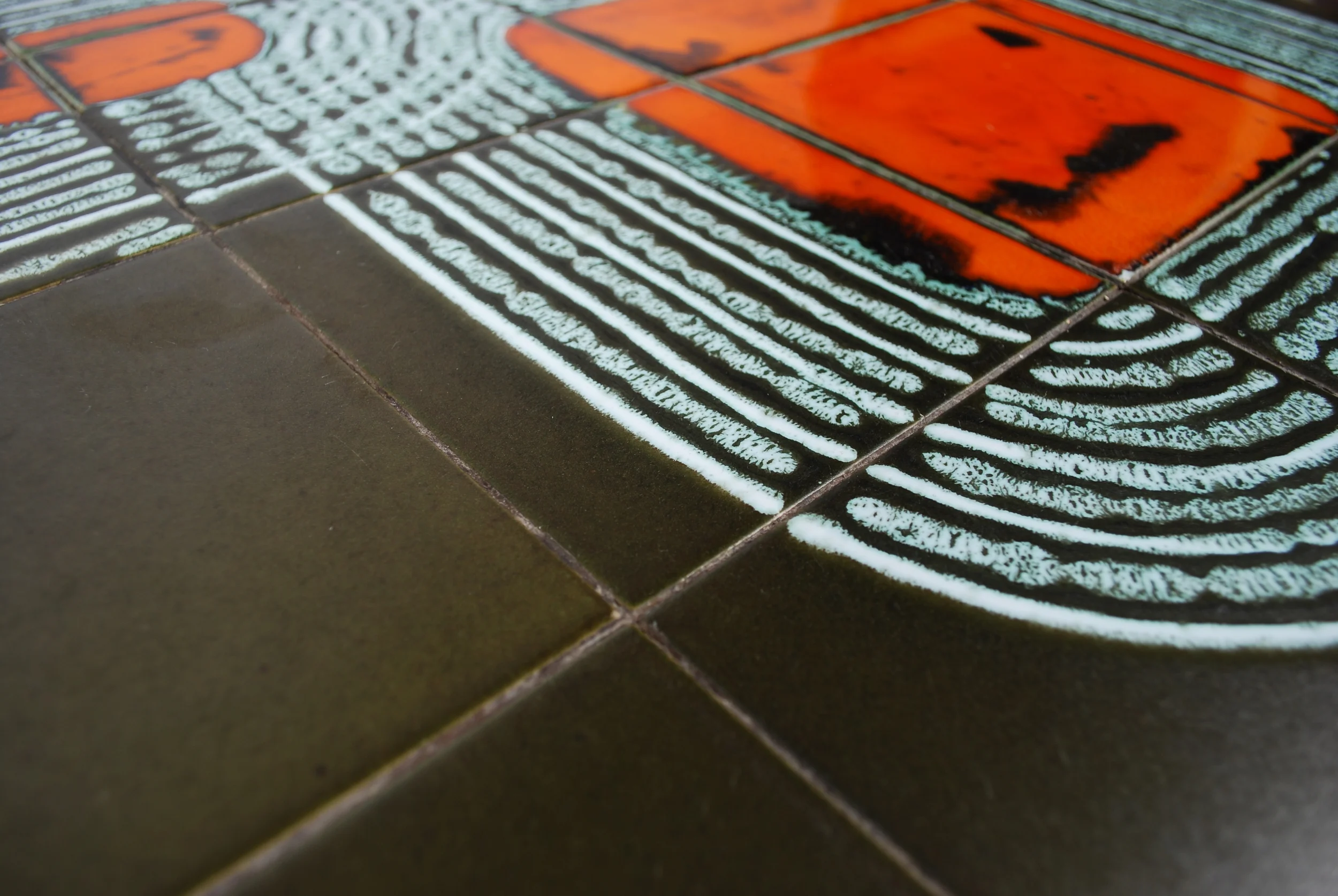 Tile coffee table 60's, Belgium