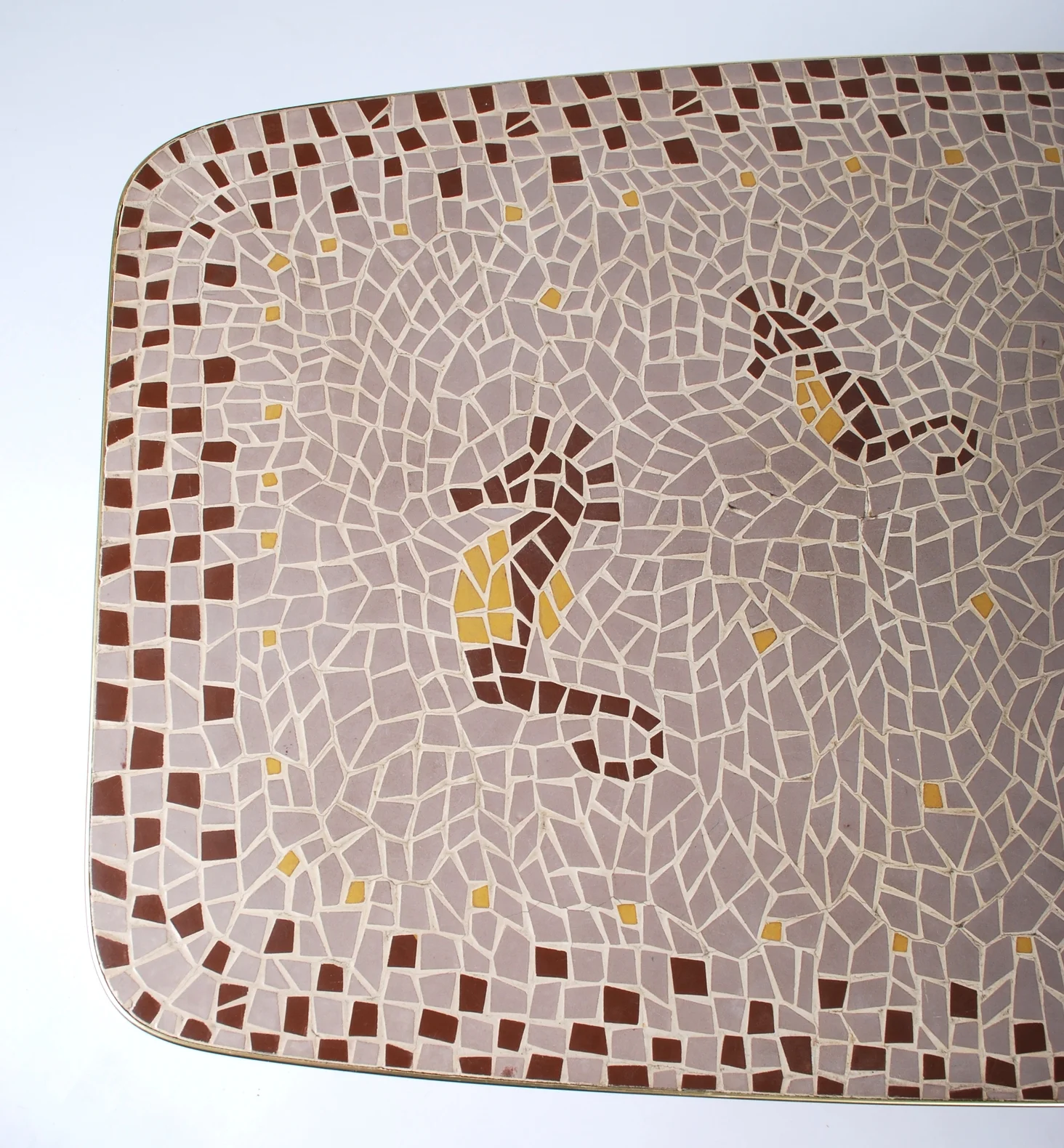 Mosaic coffee table Seahorses 50's 