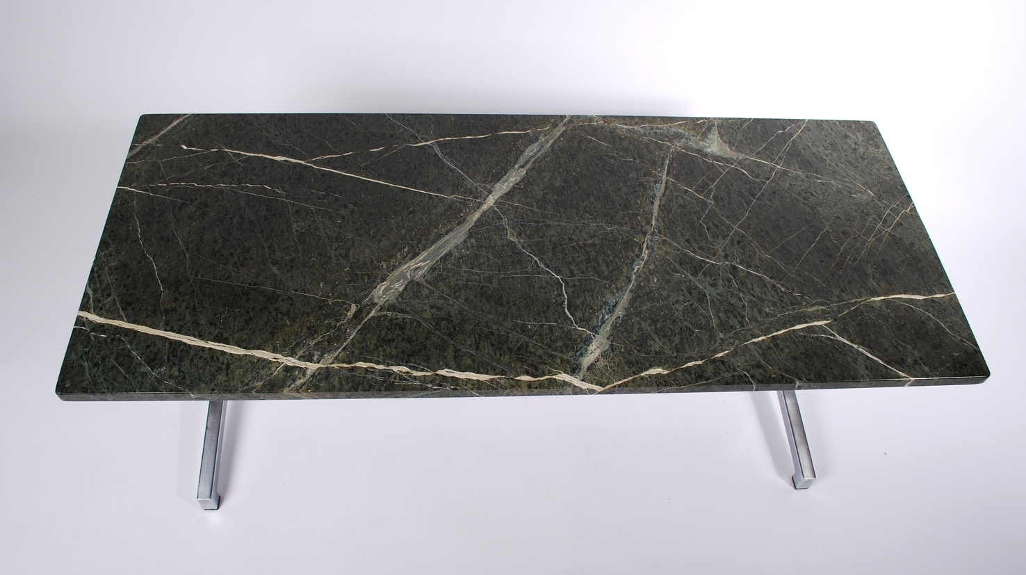 Green marble coffee table 60's