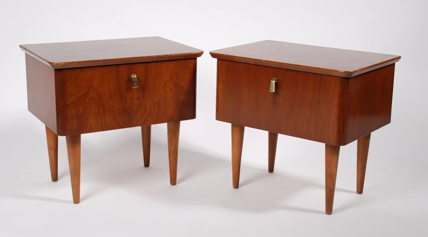 Low bedside cabinets 60's