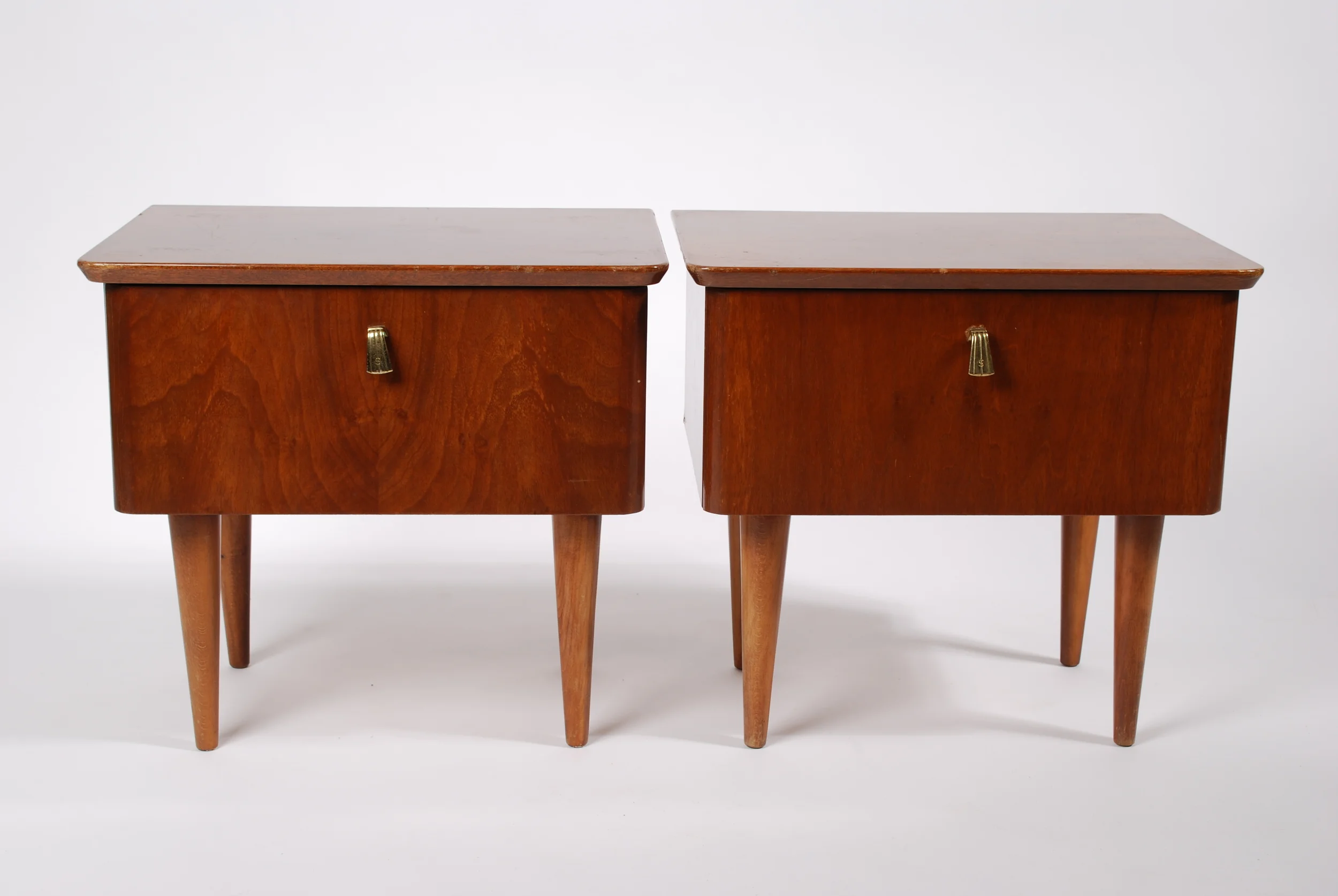 Low bedside cabinets 60's