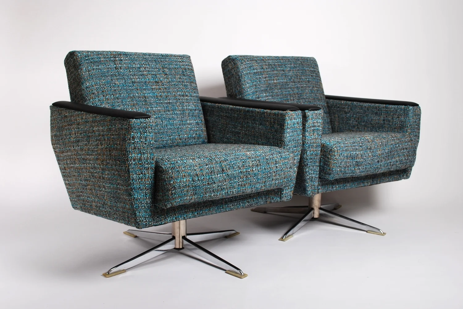 Lounge swivel chairs 50's