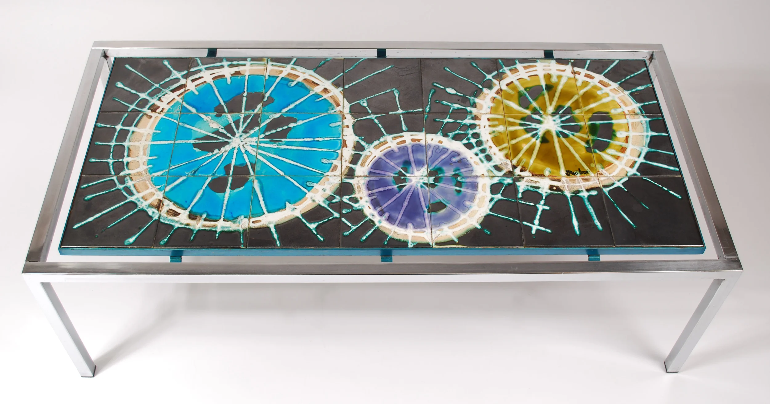 Tile Table by J. Belarti, Belgium 60's